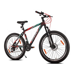 Leader Highlander 26T 21-Speed Alloy MTB Cycle| Free Pan India Installation| Dual Disc Brake and Front Suspension Ideal for 12+ Years