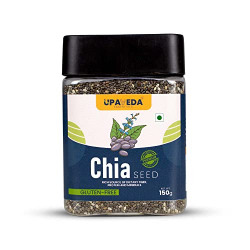 Upaveda Raw Chia Seeds 150g | Chia Seeds for Weight Loss | Diet Food | Raw Seeds for Eating