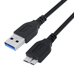 Storite High Speed Regular USB 3.0 Cable A to Micro B for External & Desktop Hard Drive 40 cm