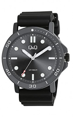 Q&Q Analog Black Dial Men's Watch-QB86J502Y