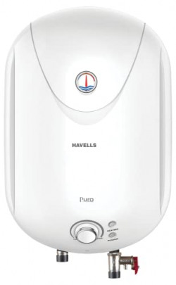 Havells Puro 10 Litre Storage Water Heater (White)