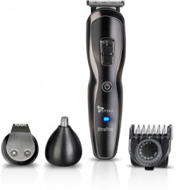Syska HT3333K Trimmer 60 min  Runtime 10 Length Settings(Black)