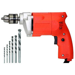 Mawson 10mm Powerful Drill Machine for Wall, Metal, Wood Drilling With Masonry Drill Bit set (Color As per avaibility)