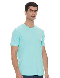 Max Men's Regular T-Shirt (NOOSNBTVNTUTURQUOISE_Turquoise S)