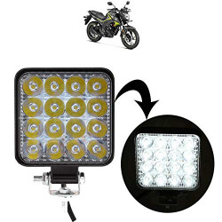 AdroitZ Bike Headlight 16 LED Fog Light/Driving Lamp/Off Road Working Lamp for Honda CB Hornet 160R