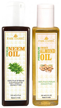 Park Daniel Premium Neem oil and Almond oil combo of 2 bottles of 100 ml (200ml)