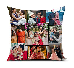 cuddlyprint Kitkat Satin Chocolate Soft Toys/Plush Pillow for Kids/Boy/Girls Gifting/Gifts Cushion for Birthday Size: 12x16 Inches, Red with Cotton Filler.