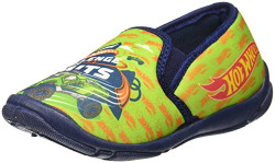 Hot Wheels Boy's Indian Shoes-9 Kids UK/India (27 EU) (HWPBLS0091,Green/Navy)