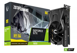 Zotac Gaming GeForce GTX 1650 OC GDDR6 4GB 128bit PCIe 3.0 Graphics Card with 1620 Boost Clock & 5 Years Warranty (2 Years Warranty + 3 Years Extended Warranty)