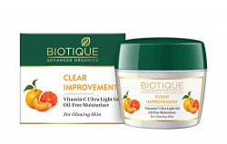 Biotique Advanced Organics Clear Improvement Vitamin C Ultra Light Gel Oil-Free Moisturiser, 175g