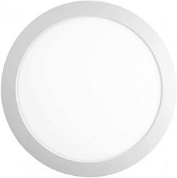 Gesto Cool Day White Ceiling Light - Round Shape Flush LED Light - Waterproof & Flicker Free LED Ceiling Lights - 12w Surface Mounted Ceiling Lights - Ceiling LED Lights for Home, Office and Bedroom-Pack of 1