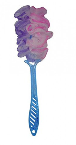 INAAYA Bath Sponge Loofah With Handle Exfoliating Loofah Back Scrubber For Men And Women Multicolor Pack Of 1