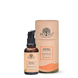 Devinez Moringa Seed Cold-Pressed Oil, 15ml 100% Pure, Natural for Anti-aging, Natural glow, Fights acne, black heads & dark spots, Moisturizes scalp