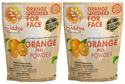 Siddya Organic Orange Peel For Face mask & Hair mask Pimple Remover,Face Cleanser oil Remover to help (Orange Peel 2)