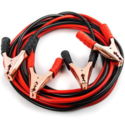 Generic Car Heavy Duty Auto Jumper Cable Battery Booster Wire Clamp with Alligator Wire (7ft, 500 AMP), RedBlack