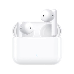 HONOR Choice Earbuds X Bluetooth v5.2 True Wireless Stereo, up to 28 Hours Long Battery Life, Wake up AI-Voice, IPX4 Water Resistance, Lightweight Semi in-Ear Design (Glacier White)