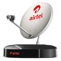 Airtel Digital TV HD Set Top Box with FTA Pack | Unlimited Entertainment + Recording Feature + Free Standard Installation (12 Months Pack)