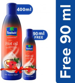 Parachute Advansed Ayurvedic Hot Oil, Warming Coconut Hair Oil, Frizz Free Hair  Hair Oil(400 ml)