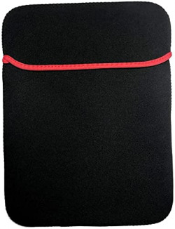 Storin Laptop Sleeve 14 inch Bag Case Pouch Reversible Black & Red
