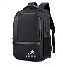 TRUE HUMAN Emperor Anti-Theft backpack with combination lock Laptop bag,office bag for Men and Women | College Bags for Girls & Boys (Zyden)
