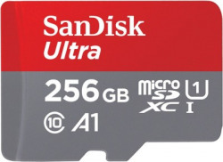 SanDisk Ultra 256 GB MicroSDHC Class 10 120 Mbps  Memory Card