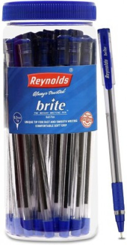 Reynolds Brite Blue Pen Packet Ball Pen(Pack of 25, Blue)