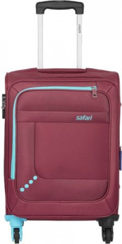 SAFARI STAR 55 4W RED Expandable  Cabin Suitcase - 22 inch