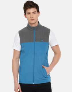 Wildcraft Sleeveless Colorblock Men Jacket