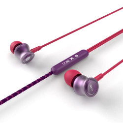 boAt Bassheads 152 Sunburn Edition in Ear Wired Earphones with Mic(Techno Purple)