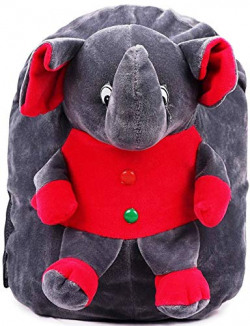 DZert Soft Plush Kids' School Bag (Multi-Color, 2 to 6 Years)
