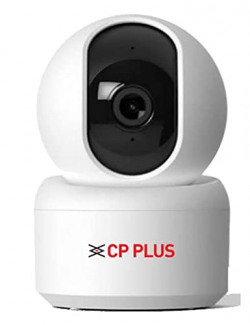 CP PLUS 2MP Full HD Smart Wi-Fi CCTV Home Security Camera | 360 with Pan Tilt | View & Talk | Motion Alert | Night Vision | SD Card (Upto 128 GB), Alexa & Google Support | IR Distance 10mtr | CP-E25A