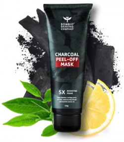 BOMBAY SHAVING COMPANY Activated Charcoal Peel Off Mask | Cleans Pores, Removes Blackheads & De-Tans (100g) | Made in India(100 g)