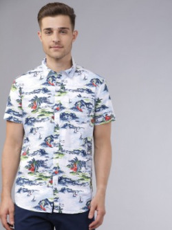 HIGHLANDER Men Printed Casual Multicolor Shirt