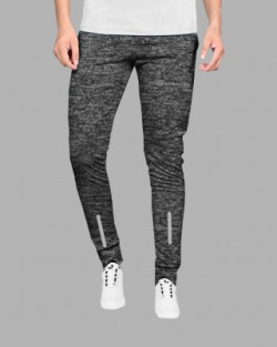 FastColors Printed Men Grey Track Pants