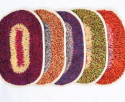 nextstep Cotton Door Mat(Multicolor, Medium, Pack of 5)