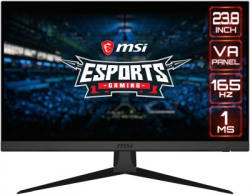 MSI 23.8 Inch Full HD VA Panel with Night Vision Tuner, Frameless Design, Anti-Flicker and Less Blue Light Gaming Monitor (Optix G243)(Response Time: 1 ms, 165 Hz Refresh Rate)