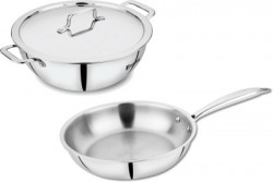 BERGNER Tripro Induction Bottom Cookware Set(Triply, 3 - Piece)