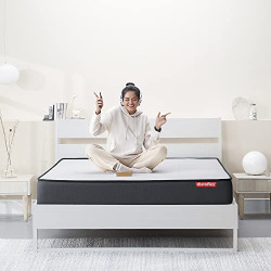 Duroflex Livein - Pressure Relieving, Memory Foam, Roll Pack, 5 Inch Single Size Medium Firm Mattress with Superior Comfort and Anti Microbial Fabric (72x30x5 Inches)