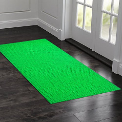 Kuber Industries PVC Doormat - 35.4"x23.6"x0.6", Green, Extra Large