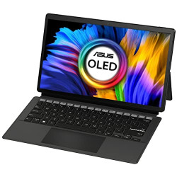 ASUS Windows 11 Home VivoBook 13 Slate OLED, Intel Pentium Silver N6000, 13.3 Inches(33.7cm) - FHD OLED Touch 2-in-1 Laptop (8GB/256GB SSD/Office 2021/Win 11/Black), T3300KA-LQ111WS