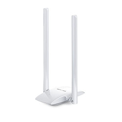 MERCUSYS MW300UH N300 Wireless High Gain USB Adapter| 300Mbps Wi-Fi Speed | Two 5dBi Antennas | 2x2 MIMO Wi-Fi