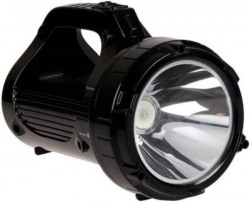 Fankle 200 Meters Long Range LED Light Torch 8 hrs Torch Emergency Light(Black)