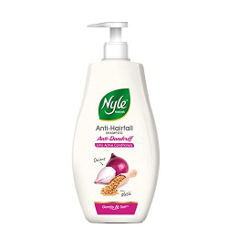 Nyle Naturals Damage Repair Shampoo 1 L | Hair Repairing with Papaya, Hibiscus, & Shikakai | pH Balanced & Paraben Free Gentle & Soft Shampoo For Women & Men