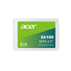 Acer SA100 480GB MAS0902+3D NAND SATA 2.5 inch(6.35cm) Internal SSD-560MB/s R, 493MB/s W Speed