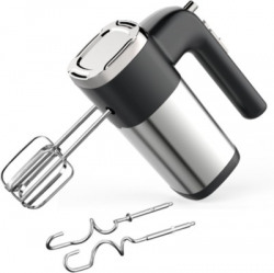 aalok enterprise Hand Mixer, Milk Frother, Egg Beater 650 W Hand Blender, Electric Whisk(Silver)