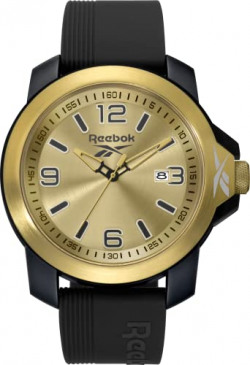 Reebok Triple 3 Analog Gold Dial Men's Watch-RV-TR3-G3-PBIB-2B