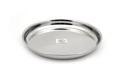 Coconut Stainless Steel Beeding Plate - 6 Qty (Diameter 13 Inch)