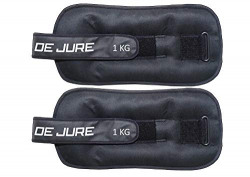 DE JURE FITNESS Ankle Weight/Wrist Weight Z-Black- Various (2)