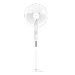 GM Livo Plus 400 mm NS Pedestal Fan (White)