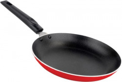 NIRLON Non-Stick Aluminium Tapper Pan Taper Fry Pan 20 cm diameter 0 L capacity(Aluminium, Non-stick)